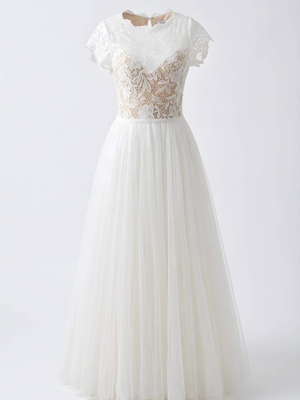 Feature Anniversary Sale - One Day only- Watters Elegant Cream Wedding Dress